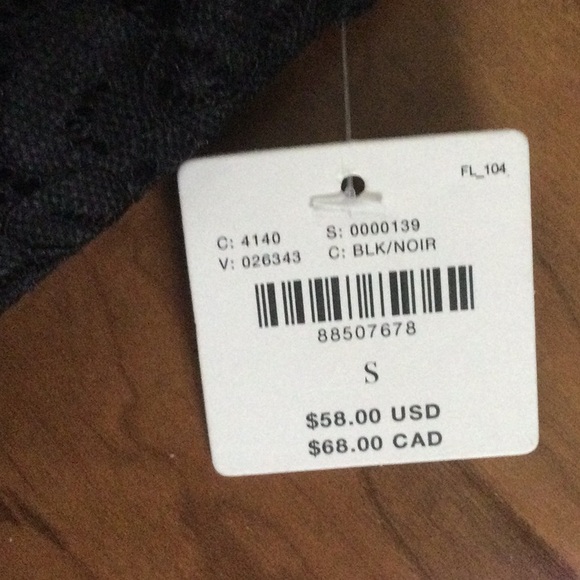 Anthropologie Lace Bandeau - Size Small and X-Small - Black - NWT - Picture 6 of 8